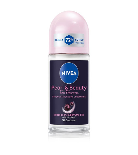 NIVEA Women Deodorant Underarm Roll On Pearl & Beauty 50 ml (Pack of 2)