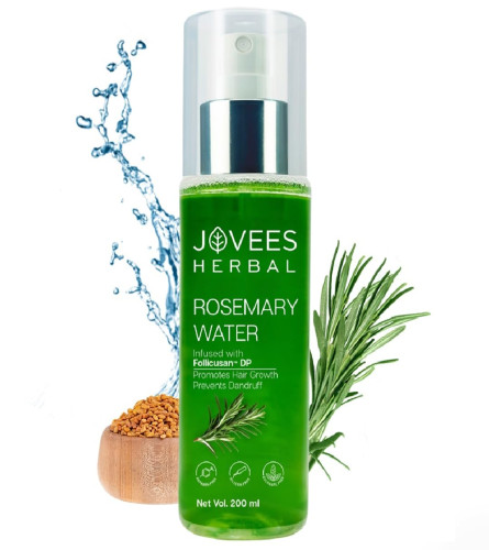 Jovees Herbal Rosemary Water Spray for Hair Growth & Hair Thickness with Follicusan DP 200ml
