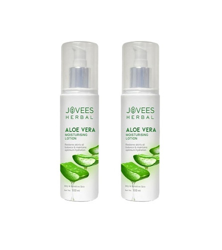 Jovees Herbal Aloe Vera Moisturising Lotion 100ml (pack of 2) free shipping