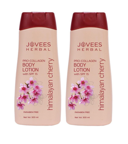 Jovees Herbal Himalayan Cherry Body Lotion 300ml (Pack of 2) - free shipping