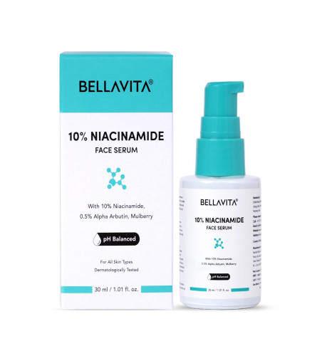 BELLAVITA 10% Niacinamide Face Serum 30 ml (Pack of 2)