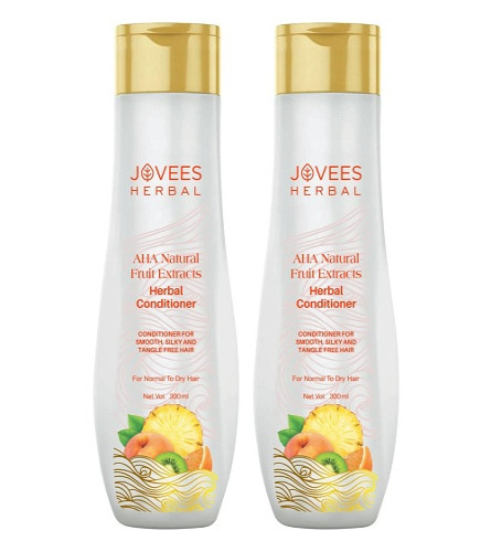 JOVEES Herbal AHA Natural Fruit Extracts Conditioner 300 ml (pack of 2) - free shipping