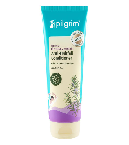 Pilgrim Spanish Rosemary & Biotin Anti Hairfall Conditioner 200 ml (Pack of 2)