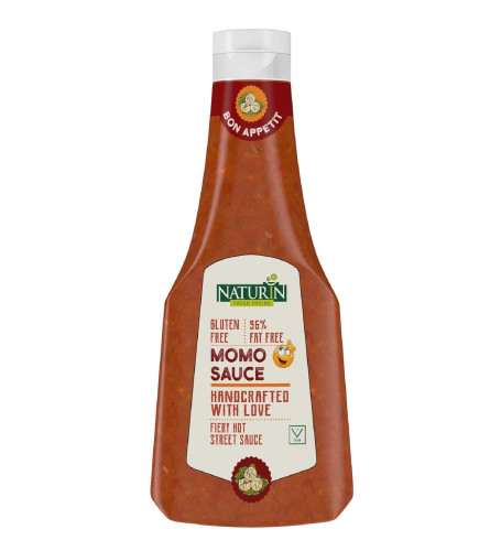 Naturin Fiery Momo Sauce – Red Chilli Chutney 375gm - free shipping
