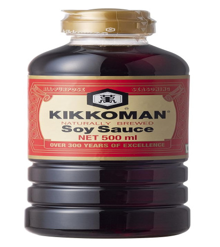 Kikkoman Naturally Brewed Soy Sauce 500ml - free shipping