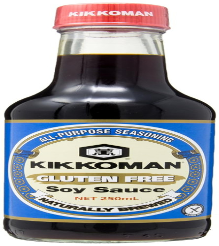 Kikkoman Gluten Free All -Purpose Seasoning Soy Sauce,250ml - free shipping