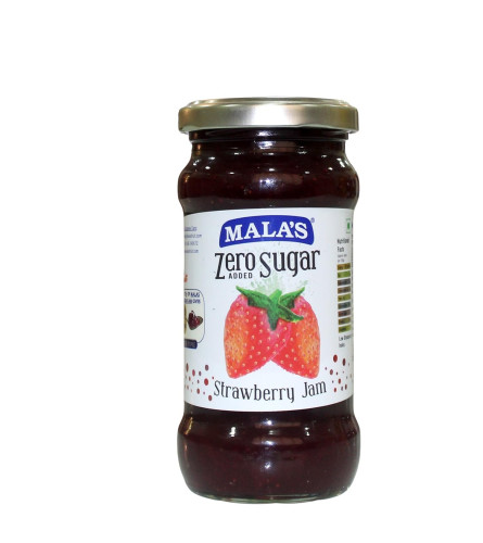 Mala'S, Zero Sugar Jam 350Gm - free shipping