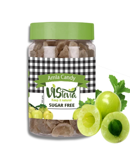 VIStevia Sugar Free Amla Candy 300gm - free ship
