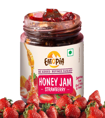 Eatopia Sugar Free Strawberry Honey Jam 240gm - free ship