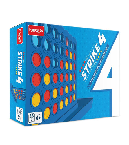 Funskool Strike 4, Classic Disc Dropping Game - free shipping