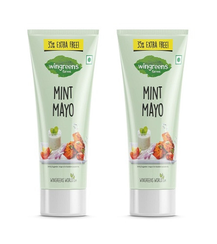 Wingreens Farms Mint Mayonnaise, 180g (pack of 2)free ship