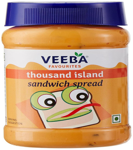VEEBA Thousand Island Sandwich Spread, 250G - Pack of 2,Tomato - free shipping