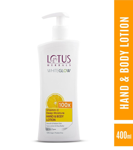 Lotus Herbals Vitamin C Deep Moisture Hand & Body Lotion 400 ml