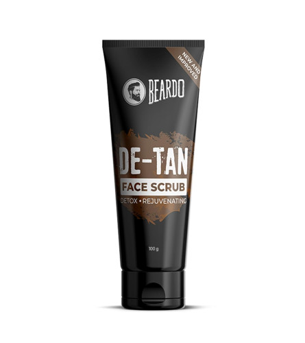 BEARDO De-Tan Face scrub for Men, 100gm - free shipping
