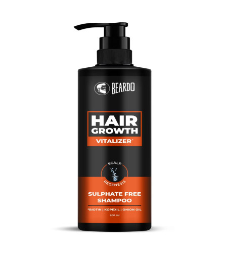 Beardo Hair Growth Vitalizer Shampoo, 200 ml - free shipping
