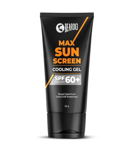 Beardo Max Cooling Gel Sunscreen SPF 60+ PA++++ 50gm (free shipping)