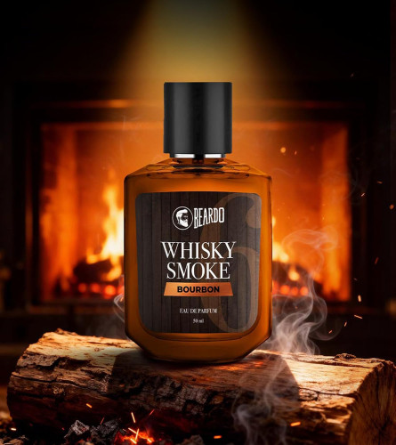 Beardo BOURBON Whisky Smoke Perfume for men, 50ml - free shipping