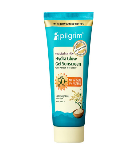 Pilgrim 5% Niacinamide Hydra Glow Gel Sunscreen 50 ml (Pack Of 2)