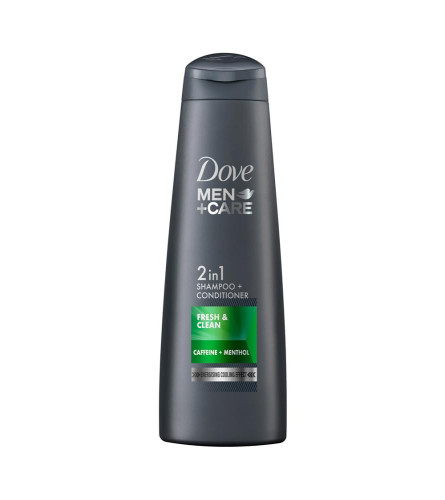 Dove Men+Care Fresh & Clean 2in1 Shampoo+Conditioner, 340 ml - free shipping