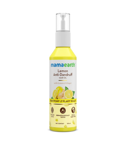 Mamaearth Lemon Anti-Dandruff Hair Oil 100 ml (Pack of 2)