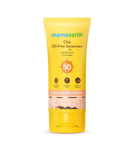 Mamaearth Chia Oil-Free Sunscreen 50 g (Pack of 2)