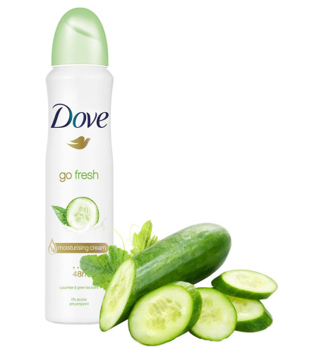 Dove Antiperspirant Cucumber & Green Tea Deodorant, 150ml - free shipping