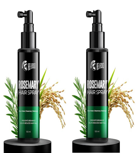 buy Beardo Rosemary Hair Spray with Redensyl & Rice Water 100ml (pack of 2) free shipping