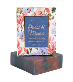 Marbella Naturals Luxury Orchid & Mimosa Cold Pressed Soap, 100 gm (Pack of 2)