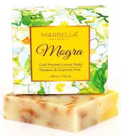 Marbella Naturals Luxury Mogra Cold Pressed Soap, 100 gm (Pack of 2)