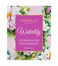 Marbella Naturals Luxury Waterlily Cold Pressed Soap, 100 gm (Pack of 2) free shipping