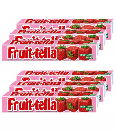 Fruit-tella Strawberry Toffee, 36 gm (Pack of 6) Free Shipping World