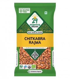 24 Mantra Organic Unpolished Rajma, 500 gm (Free Shipping World)