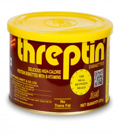 THREPTIN Diskettes Protein Biscuit High-Calorie Supplement Forfeited, 275 gm
