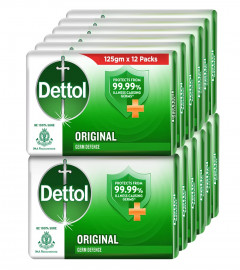 Dettol Original Soap, 125 gm (Pack of 12) Free Shipping world