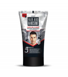 Emami Fair and Handsome 100% Oil Clear Face Wash, 100 gm (Pack of 2)