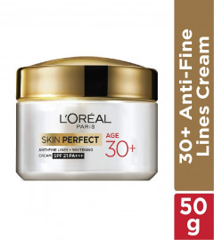 L'Oreal Paris Skin Perfect 30+ Anti-Fine Lines Cream, SPF21 Pa+++, 50 gm (pack of 2)