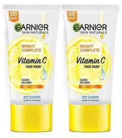 Garnier Skin Naturals,Facewash,Cleansing and Brightening,150 gm(pack of 2)
