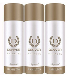 Denver Hamilton Imperial Deodorant Spray 165 ml (Pack of 3) Free Shipping World