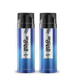 Wild Stone Activ Deodorant 150 ml (Pack of 2) Free Shipping World
