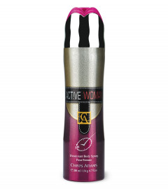 Chris Adams Deodorant Body Spray - Active Woman, 200 ml x 2 | free shipping