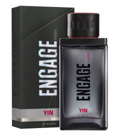 Engage Yin Eau De Parfum for Men, Fruity and Floral, Skin Friendly and Long Lasting, 90 ml