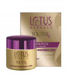 Lotus Herbals Youth Rx Anti-Aging Transforming Crème 50 gm (Free Shipping World)