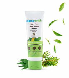 Mamaearth Tea Tree Natural Face Wash 100 ml (Pack of 2) Fs