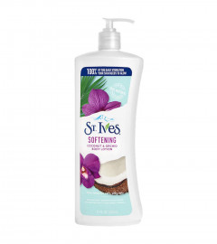 St. Ives Softening Body Lotion, Coconut and Orchid with Natural Extracts, Paraben-Free - 621 ml