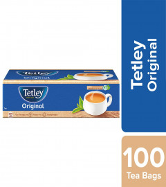 Tetley Original Rich Taste of Assam Tea Black Tea 100 Tea Bags (Fs)