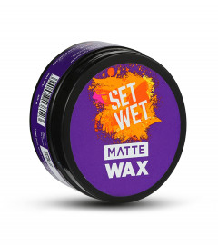 Set Wet Hair Wax For Men - Matte Wax, 60 gm (pack of 2)