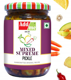 Add me Home Made Taste Mixed Supreme Pickle marwadi Mix Pickles Mix Achar aam Mango, 500gm