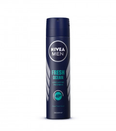 Nivea Fresh Ocean Deodorant for Men 150 ml (Pack of 2) Fs
