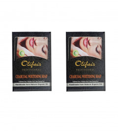 Olifair Charcoal Soap 120 gm (Pack of 2) Fs