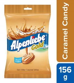 Alpenliebe Gold, Caramel Candy 40 pcs (156 g) Pack of 2